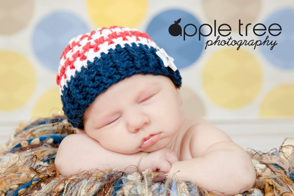 Crochet Pattern for Patriotic Stars & Stripes Olympic Beanie | Crochet Hat Pattern | Hat Crocheting Pattern | DIY Written Crochet Instructions