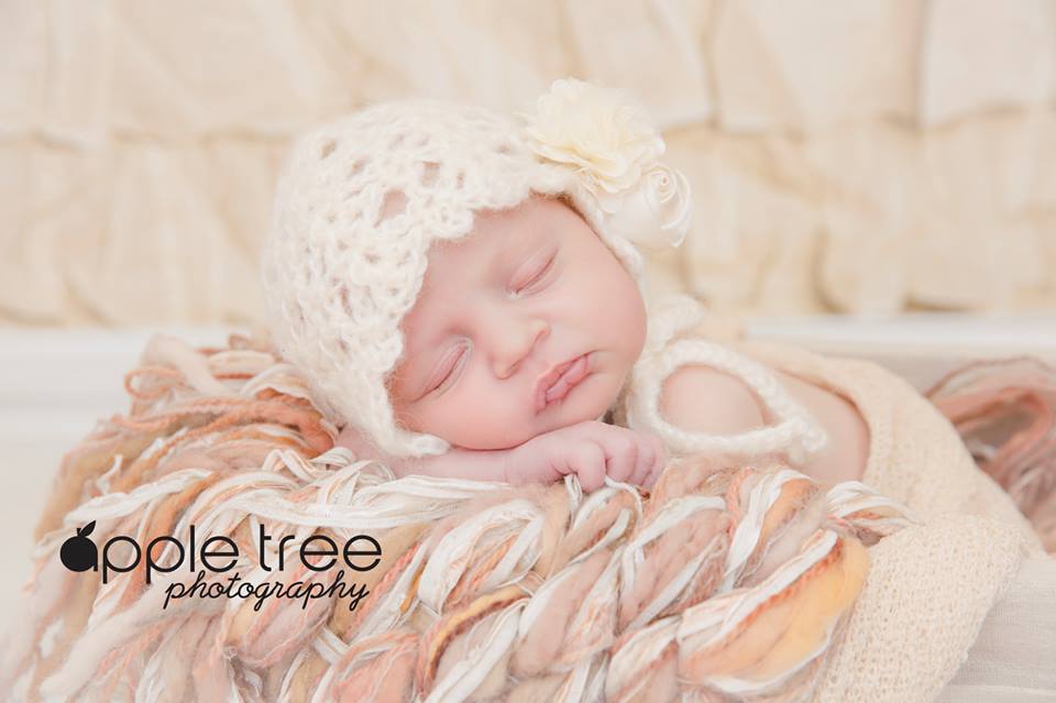 Crochet Pattern for Chantilly Baby Bonnet | Crochet Baby Bonnet Pattern | Baby Hat Crocheting Pattern | DIY Written Crochet Instructions