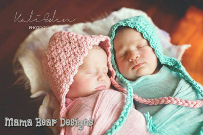 Crochet Pattern for Primrose Baby Bonnet | Crochet Baby Bonnet Pattern | Baby Hat Crocheting Pattern | DIY Written Crochet Instructions