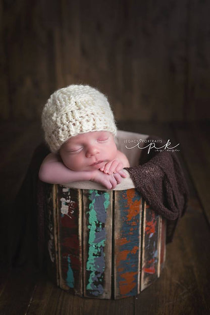 Crochet Pattern for Basket Weave Beanie | Crochet Hat Pattern | Hat Crocheting Pattern | DIY Written Crochet Instructions