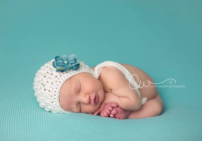 Crochet Pattern for Ripple Baby Bonnet | Crochet Baby Bonnet Pattern | Baby Hat Crocheting Pattern | DIY Written Crochet Instructions