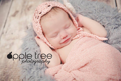 Crochet Pattern for Julianna Baby Bonnet | Crochet Baby Bonnet Pattern | Baby Hat Crocheting Pattern | DIY Written Crochet Instructions