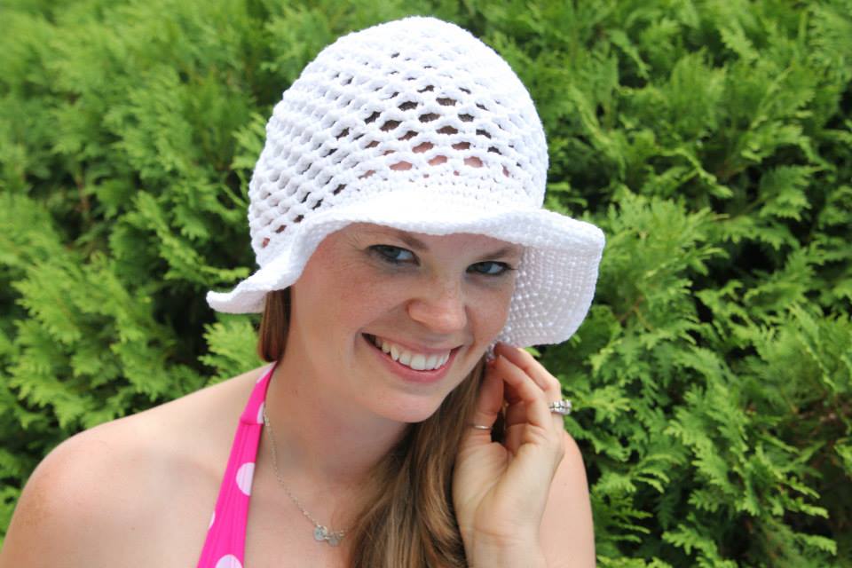 Crochet Pattern for Tessa Sun Hat | Crochet Hat Pattern | Hat Crocheting Pattern | DIY Written Crochet Instructions
