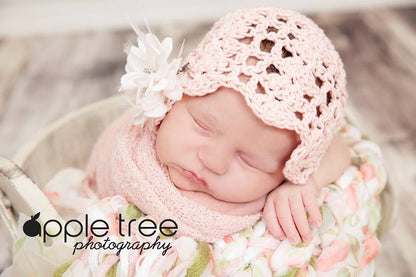 Crochet Pattern for Julianna Baby Bonnet | Crochet Baby Bonnet Pattern | Baby Hat Crocheting Pattern | DIY Written Crochet Instructions