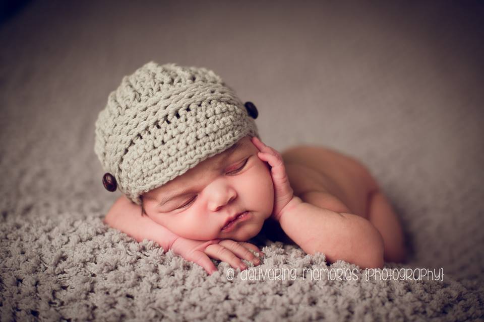 Crochet Pattern for Freedom Fighter Newsboy Beanie | Crochet Hat Pattern | Hat Crocheting Pattern | DIY Written Crochet Instructions