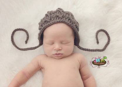 Crochet Pattern for Cable Cross Baby Bonnet | Crochet Baby Bonnet Pattern | Baby Hat Crocheting Pattern | DIY Written Crochet Instructions
