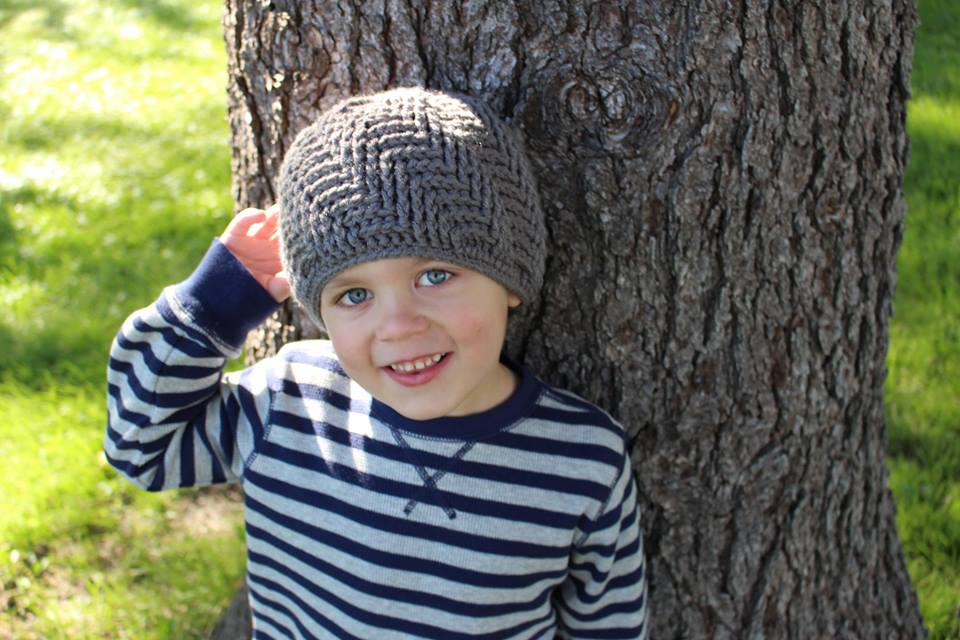 Crochet Pattern for Spiral Herringbone Beanie | Crochet Hat Pattern | Hat Crocheting Pattern | DIY Written Crochet Instructions