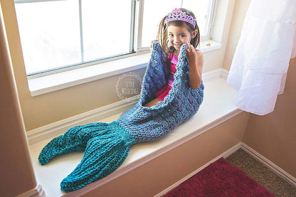 Crochet Pattern for Mermaid Tail Blanket (DIY Tutorial) | Crochet Mermaid Tail Pattern | Mermaid Tail Crocheting Pattern | DIY Written Crochet Instructions