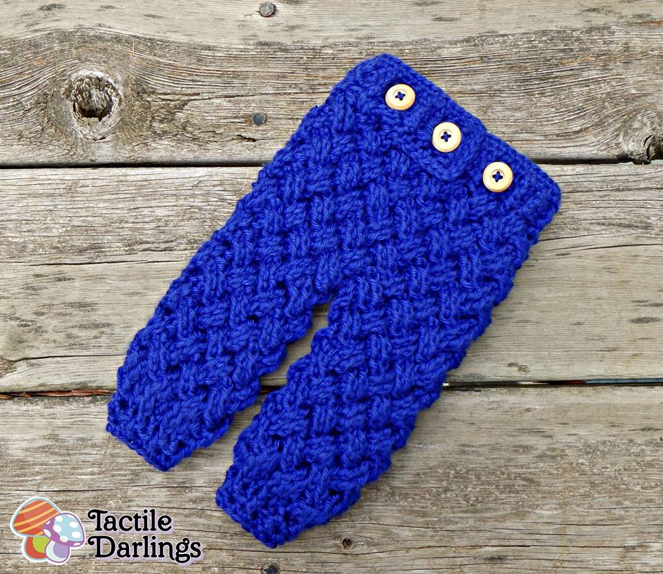Crochet Pattern for Diagonal Weave Baby Pants | Crochet Baby Pants Pattern | Baby Pants Crocheting Pattern | DIY Written Crochet Instructions