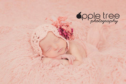 Crochet Pattern for Julianna Baby Bonnet | Crochet Baby Bonnet Pattern | Baby Hat Crocheting Pattern | DIY Written Crochet Instructions
