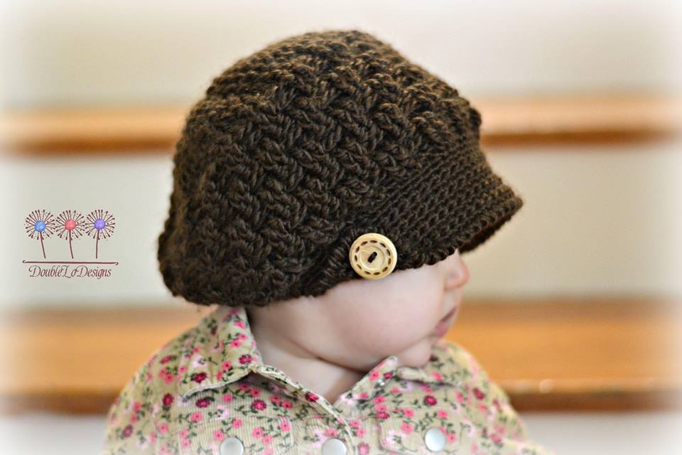 Crochet Pattern for Texture Weave Slouchy Newsboy Beanie | Crochet Hat Pattern | Hat Crocheting Pattern | DIY Written Crochet Instructions