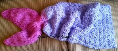 Crochet Pattern for Mermaid Tail Blanket (DIY Tutorial) | Crochet Mermaid Tail Pattern | Mermaid Tail Crocheting Pattern | DIY Written Crochet Instructions