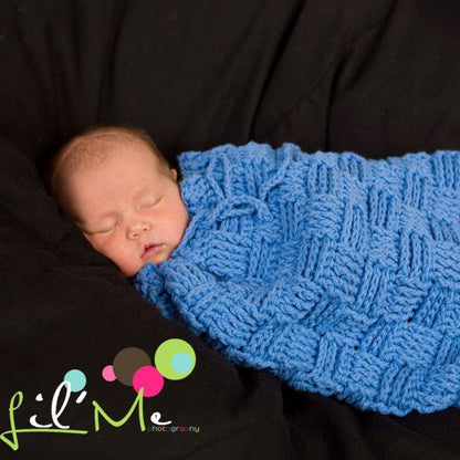 Crochet Pattern for Basket Weave Baby Cocoon, Swaddle Sack, or Bowl | Crochet Snuggle Sack Pattern | Baby Cocoon Crocheting Pattern | DIY Written Crochet Instructions