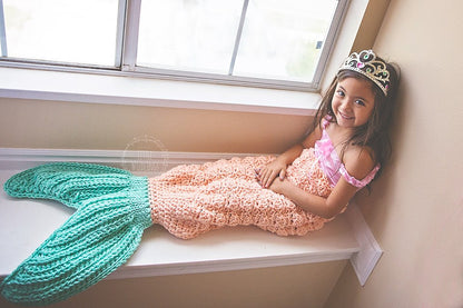 Crochet Pattern for Mermaid Tail Blanket (DIY Tutorial) | Crochet Mermaid Tail Pattern | Mermaid Tail Crocheting Pattern | DIY Written Crochet Instructions