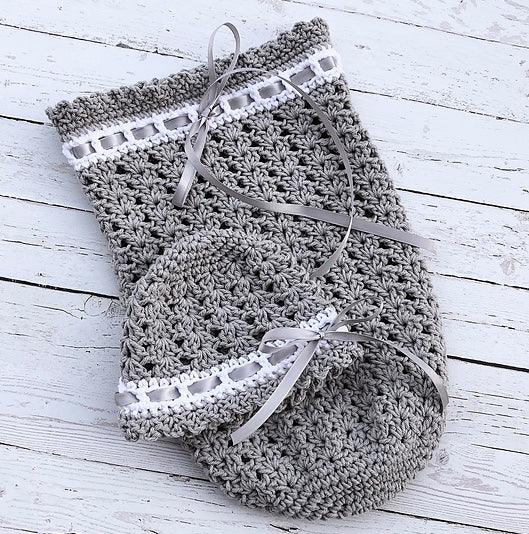 Crochet Pattern for Katrina Baby Cocoon or Swaddle Sack | Crochet Snuggle Sack Pattern | Baby Cocoon Crocheting Pattern | DIY Written Crochet Instructions