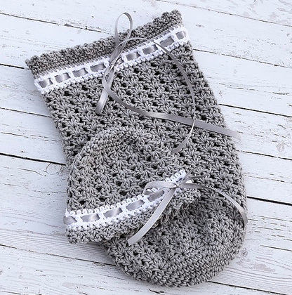Crochet Pattern for Katrina Baby Cocoon or Swaddle Sack | Crochet Snuggle Sack Pattern | Baby Cocoon Crocheting Pattern | DIY Written Crochet Instructions