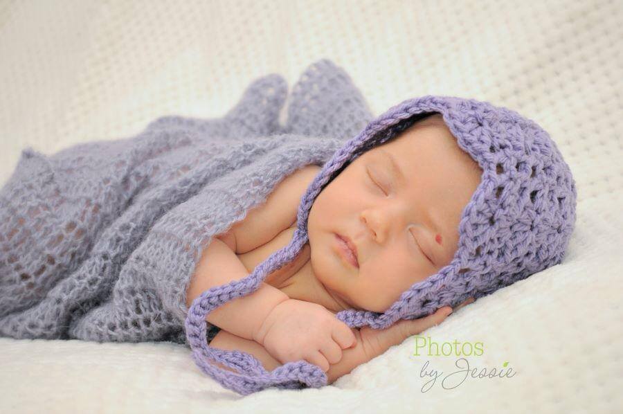 Crochet Pattern for Julianna Baby Bonnet | Crochet Baby Bonnet Pattern | Baby Hat Crocheting Pattern | DIY Written Crochet Instructions