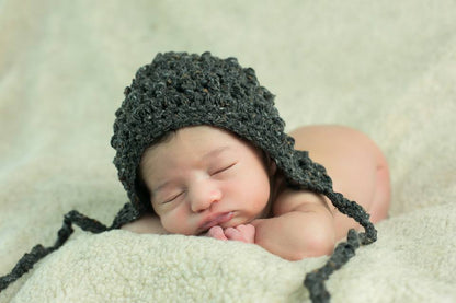 Crochet Pattern for Ripple Baby Bonnet | Crochet Baby Bonnet Pattern | Baby Hat Crocheting Pattern | DIY Written Crochet Instructions