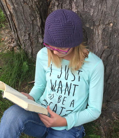 Crochet Pattern for Embossed Heart Beanie | Crochet Hat Pattern | Hat Crocheting Pattern | DIY Written Crochet Instructions