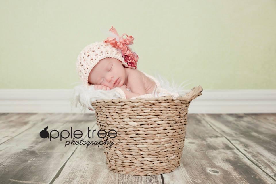 Crochet Pattern for Karma Baby Bonnet | Crochet Baby Bonnet Pattern | Baby Hat Crocheting Pattern | DIY Written Crochet Instructions