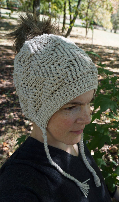 Crochet Pattern for Thunderstruck Slouch with Braids | Crochet Hat Pattern | Hat Crocheting Pattern | DIY Written Crochet Instructions