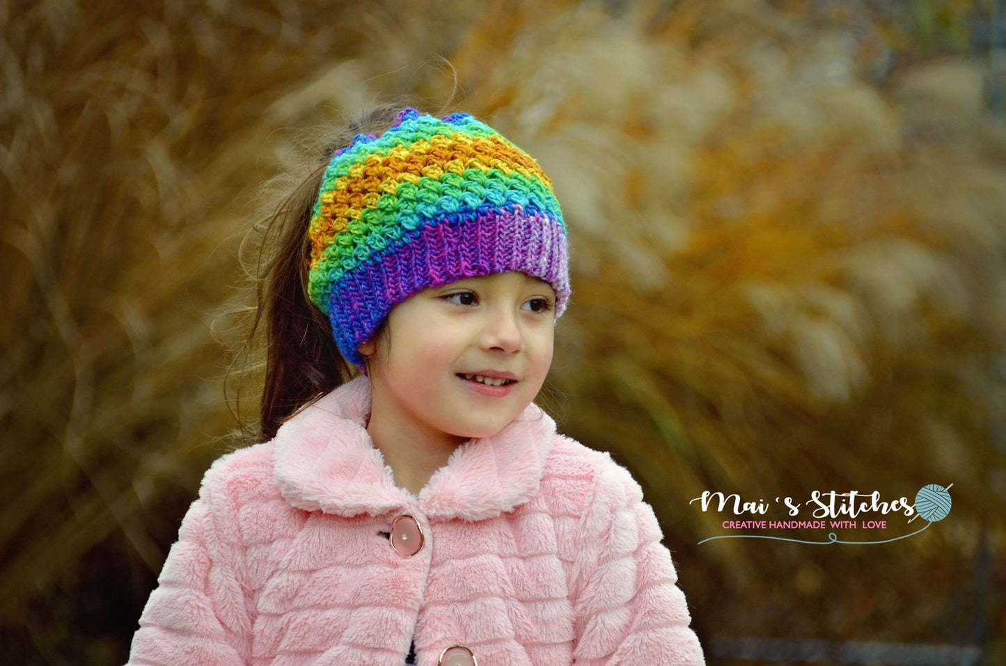 Crochet Pattern for Kaycee Ponytail or Messy Bun Beanie Hat (DIY Tutorial) | Crochet Hat Pattern | Hat Crocheting Pattern | DIY Written Crochet Instructions