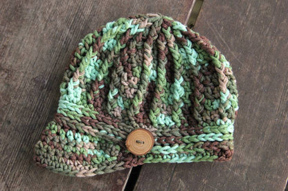 Crochet Pattern for Freedom Fighter Newsboy Beanie | Crochet Hat Pattern | Hat Crocheting Pattern | DIY Written Crochet Instructions