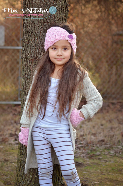 Crochet Pattern for Texture Weave Ear Warmer | Crochet Headband Pattern | Ear Warmer Crocheting Pattern | DIY Written Crochet Instructions