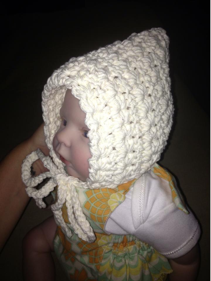 Crochet Pattern for Star Stitch Pixie Bonnet | Crochet Baby Bonnet Pattern | Baby Hat Crocheting Pattern | DIY Written Crochet Instructions