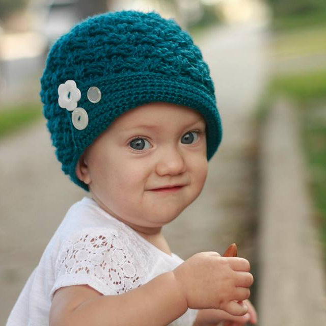 Crochet Pattern for Diagonal Weave Beanie or Newsboy | Crochet Hat Pattern | Hat Crocheting Pattern | DIY Written Crochet Instructions
