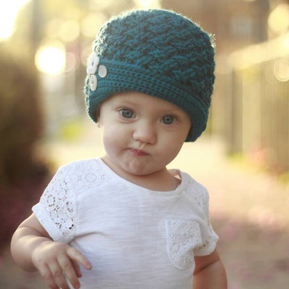 Crochet Pattern for Diagonal Weave Beanie or Newsboy | Crochet Hat Pattern | Hat Crocheting Pattern | DIY Written Crochet Instructions