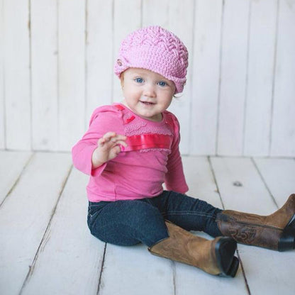 Crochet Pattern for Diagonal Weave Beanie or Newsboy | Crochet Hat Pattern | Hat Crocheting Pattern | DIY Written Crochet Instructions