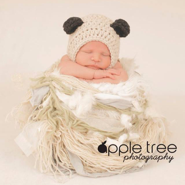 Crochet Pattern for Woodland Fox or Bear Baby Bonnet | Crochet Baby Bonnet Pattern | Baby Hat Crocheting Pattern | DIY Written Crochet Instructions