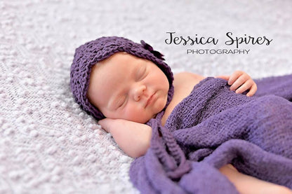Crochet Pattern for Lacy Shells Baby Bonnet | Crochet Baby Bonnet Pattern | Baby Hat Crocheting Pattern | DIY Written Crochet Instructions