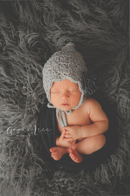 Crochet Pattern for Angelina Pixie Bonnet | Crochet Baby Hat Pattern | Baby Bonnet Crocheting Pattern | DIY Written Crochet Instructions