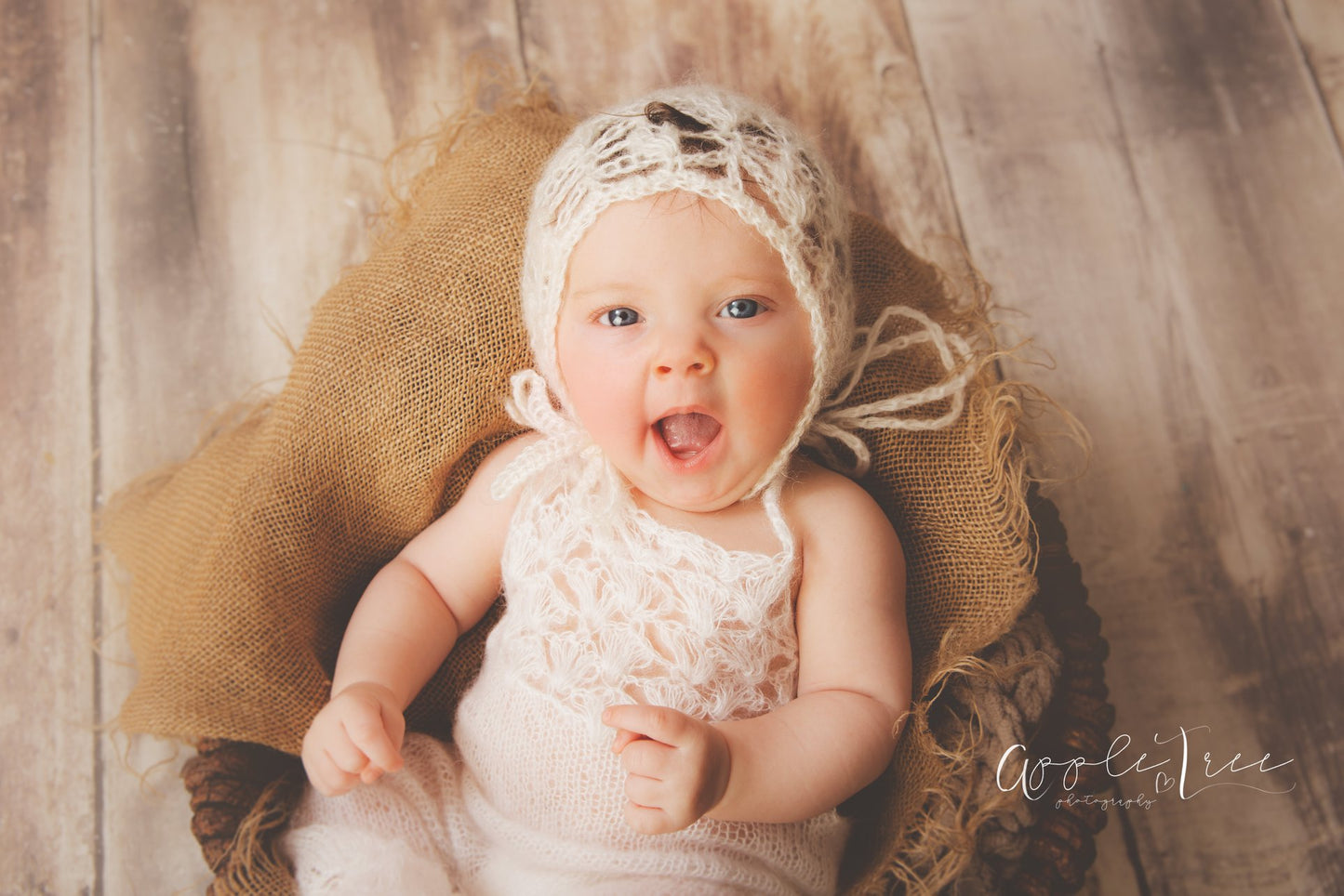 Crochet Pattern for Mohair Ella Baby Bonnet | Crochet Baby Bonnet Pattern | Baby Hat Crocheting Pattern | DIY Written Crochet Instructions