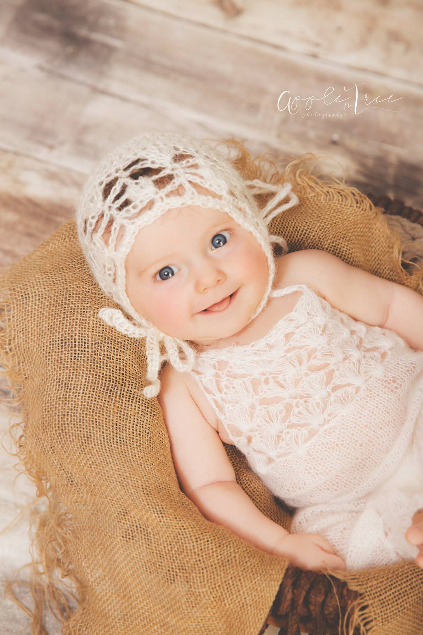 Crochet Pattern for Mohair Ella Baby Bonnet | Crochet Baby Bonnet Pattern | Baby Hat Crocheting Pattern | DIY Written Crochet Instructions