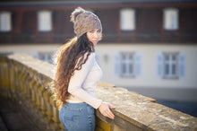 Load image into Gallery viewer, KNIT Pattern for Double Cross Beanie or Slouch | Knit Hat Pattern | Hat Knitting Pattern | DIY Written Knit Instructions
