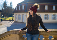 Load image into Gallery viewer, KNIT Pattern for Wandering Cables Beanie | Knit Hat Pattern | Hat Knitting Pattern | DIY Written Knit Instructions
