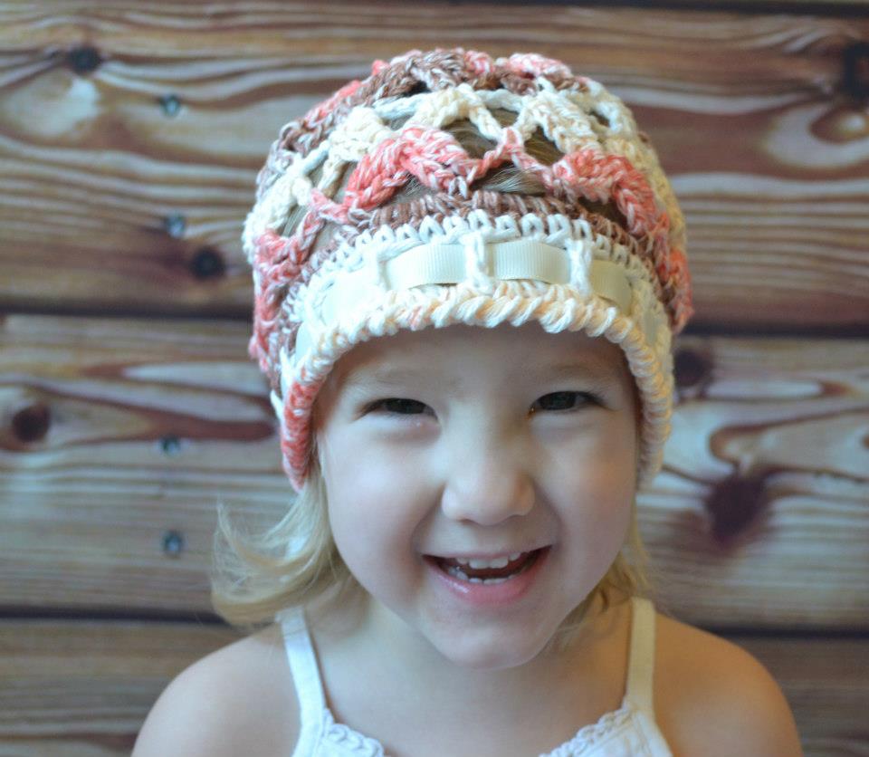 Crochet Pattern for Butterfly Garden Beanie | Crochet Hat Pattern | Hat Crocheting Pattern | DIY Written Crochet Instructions