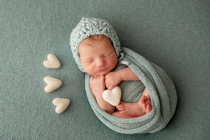 Crochet Pattern for Snow Flurry Baby Bonnet | Crochet Baby Bonnet Pattern | Baby Hat Crocheting Pattern | DIY Written Crochet Instructions