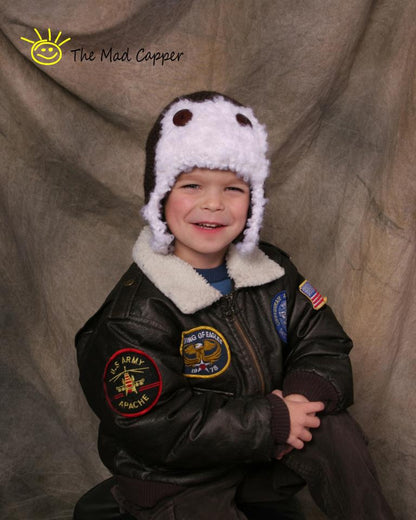 Crochet Pattern for Aviator Bomber Lumberjack Hat | Crochet Hat Pattern | Hat Crocheting Pattern | DIY Written Crochet Instructions