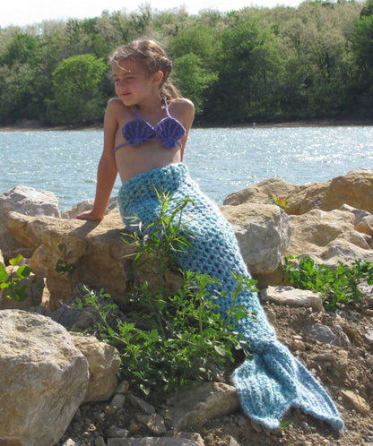 Crochet Pattern for Mermaid Shell Bikini Top | Crochet Bikini Top Pattern | Bikini Top Crocheting Pattern | DIY Written Crochet Instructions