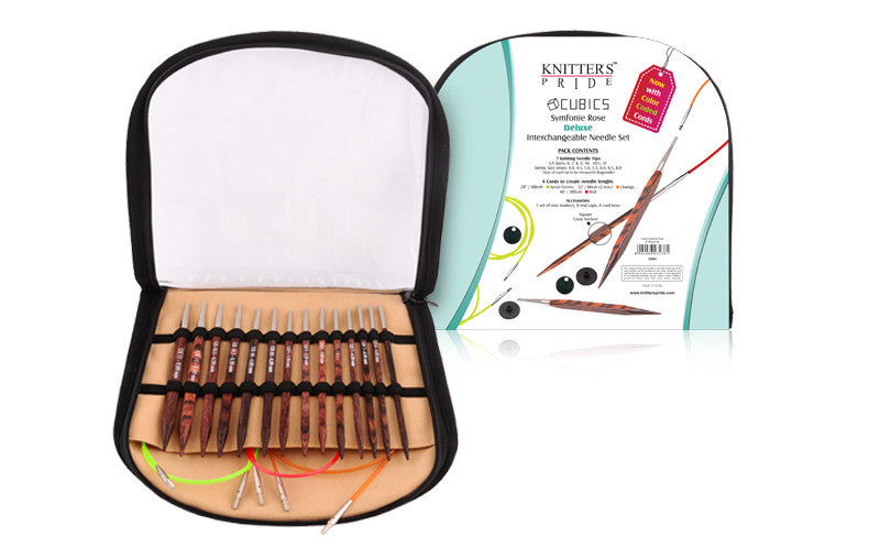 Knitter's Pride 4.5" Interchangeable Circular Needle Set Deluxe | Symfonie Cubics