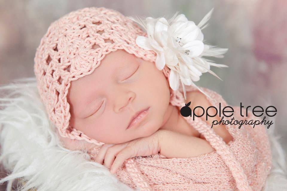 Crochet Pattern for Julianna Baby Bonnet | Crochet Baby Bonnet Pattern | Baby Hat Crocheting Pattern | DIY Written Crochet Instructions