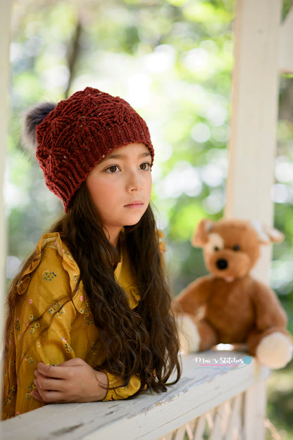 Crochet Pattern for Isosceles Slouch Hat | Crochet Hat Pattern | Hat Crocheting Pattern | DIY Written Crochet Instructions