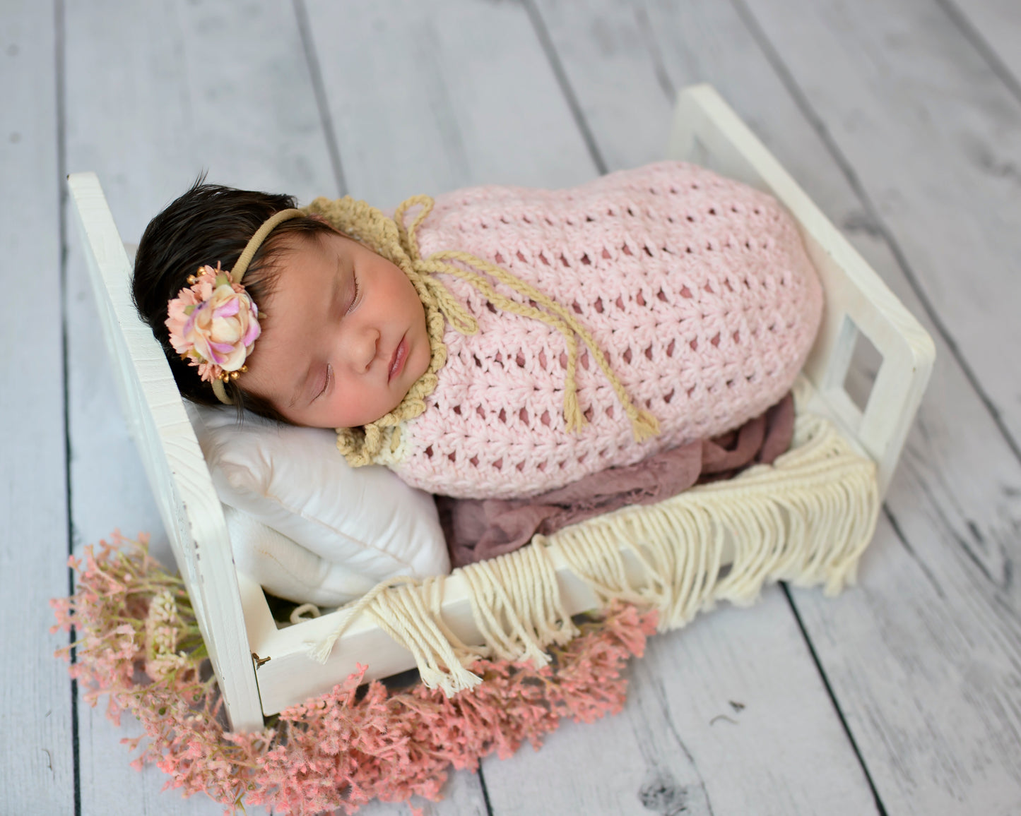 Crochet Pattern for Katrina Baby Cocoon or Swaddle Sack | Crochet Snuggle Sack Pattern | Baby Cocoon Crocheting Pattern | DIY Written Crochet Instructions