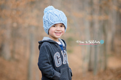 Crochet Pattern for Winter Frost Chunky Beanie | Crochet Hat Pattern | Hat Crocheting Pattern | DIY Written Crochet Instructions