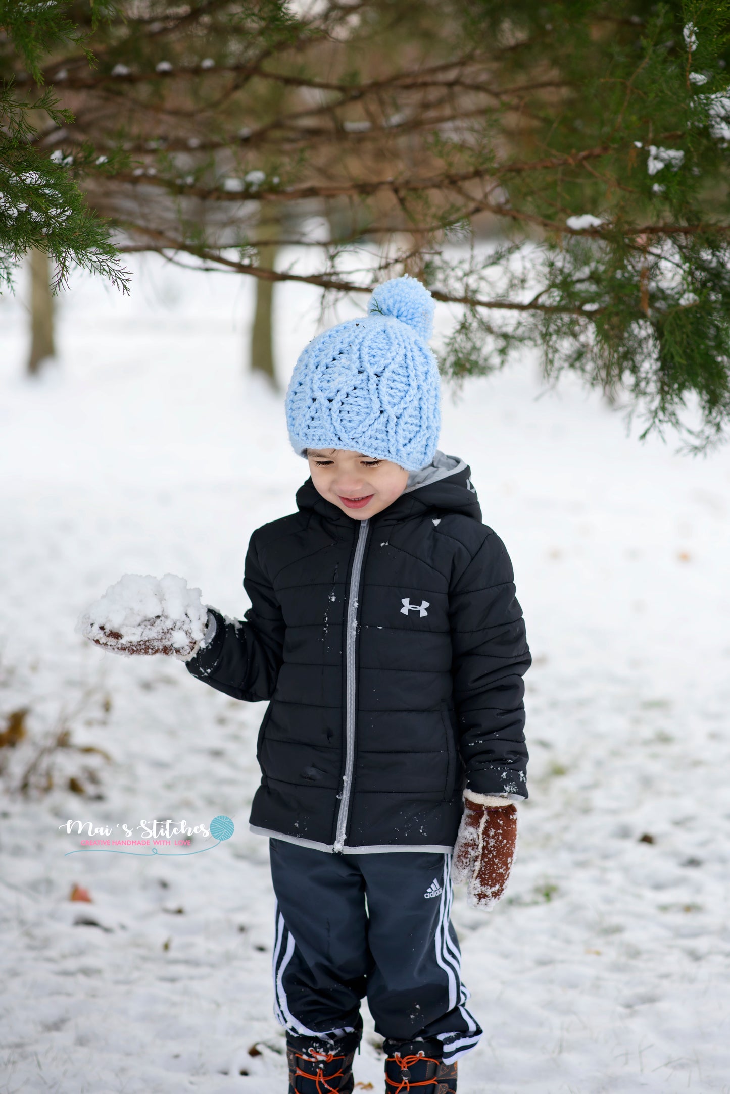 Crochet Pattern for Winter Frost Chunky Beanie | Crochet Hat Pattern | Hat Crocheting Pattern | DIY Written Crochet Instructions