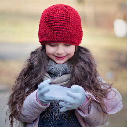 Crochet Pattern for Embossed Heart Beanie | Crochet Hat Pattern | Hat Crocheting Pattern | DIY Written Crochet Instructions